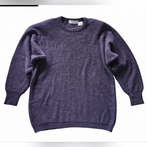 Vintage Sonia Rykiel Paris Women’s Sweater Wool Made In Italy Size 38 Purple